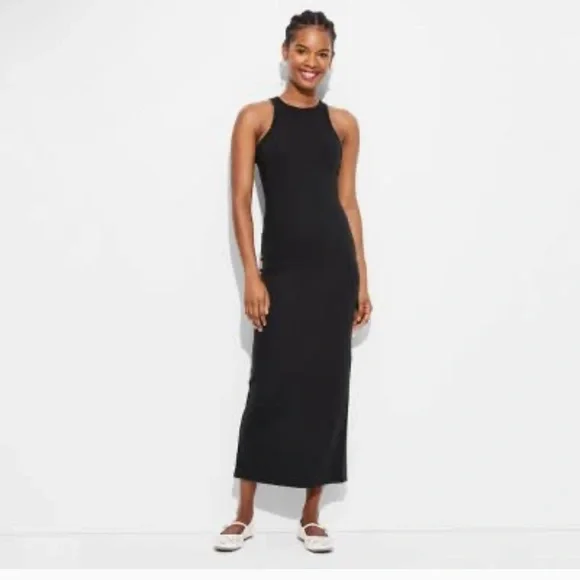 NWT Wild Fable Black Sleeveless Maxi Dress 🖤 - Picture 1 of 2
